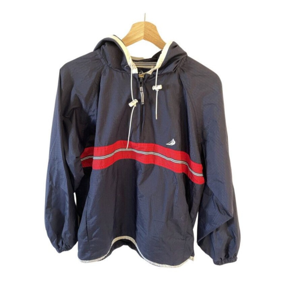 CUFFY’S CAPE COD Anorak Women’s M Medium Windbreaker Kangaroo Pouch‎